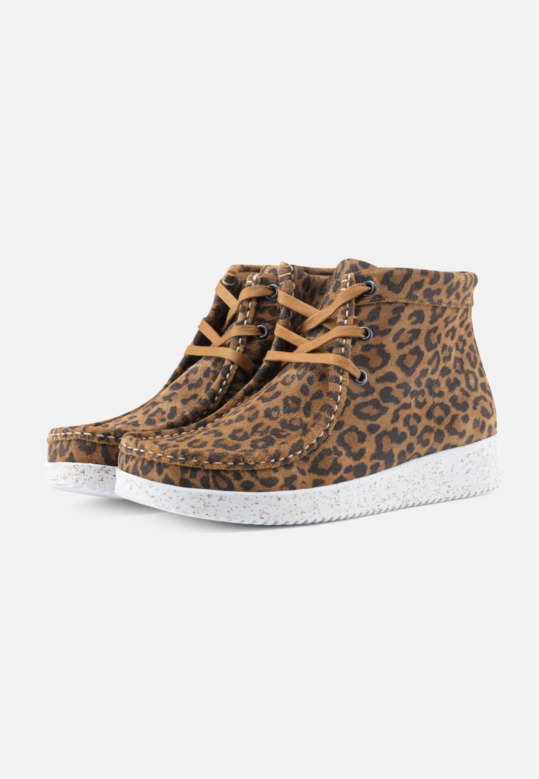 Emma Støvle Suede - Leopard