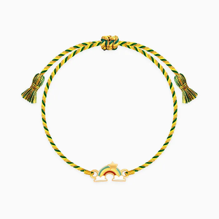 Golden Rainbow Rakhi for Kids