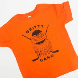 Gritty gang toddler tshirt, Philly hockey fan tee