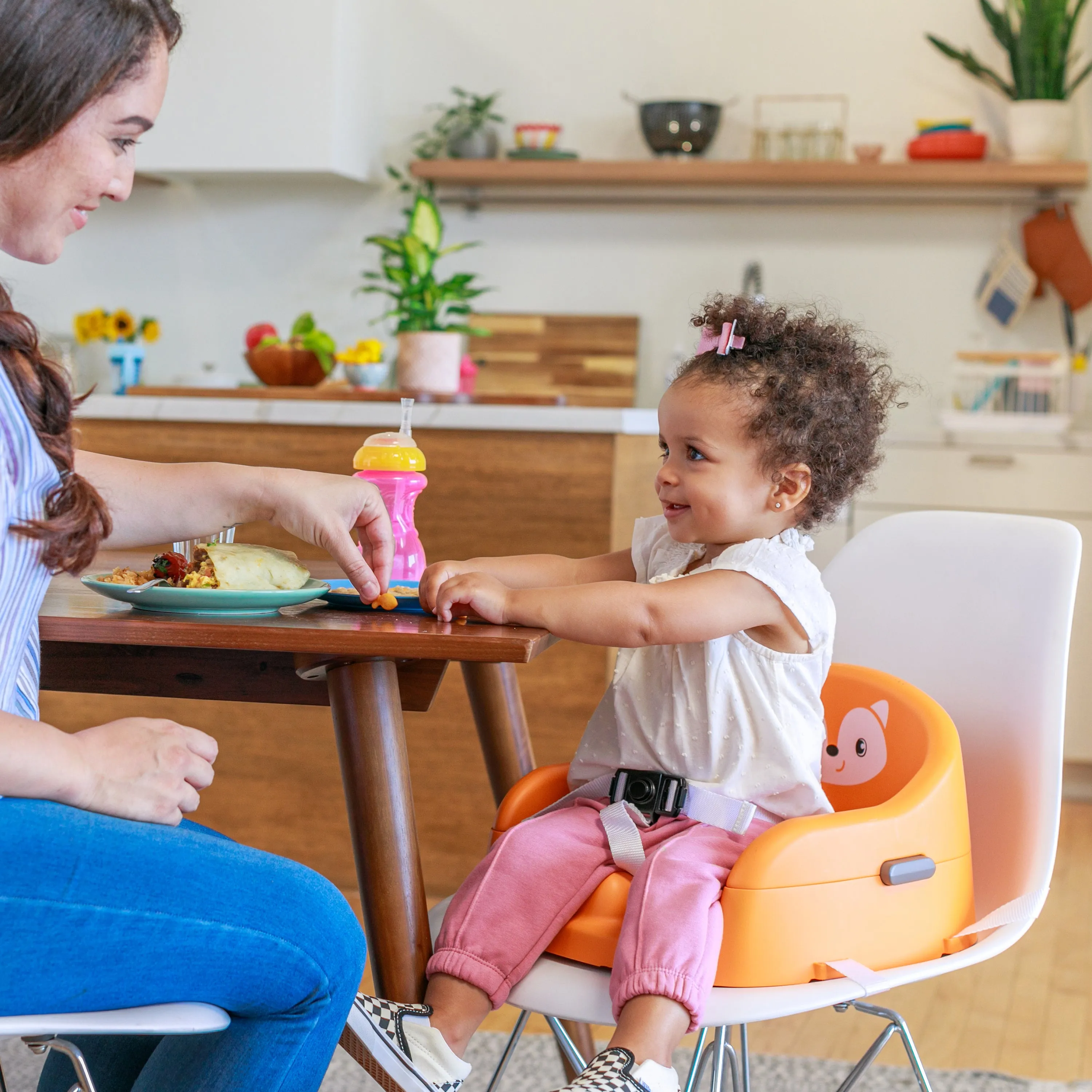 Grow-With-Me 4-in-1 Two-Can-Dine Feeding Booster Seat