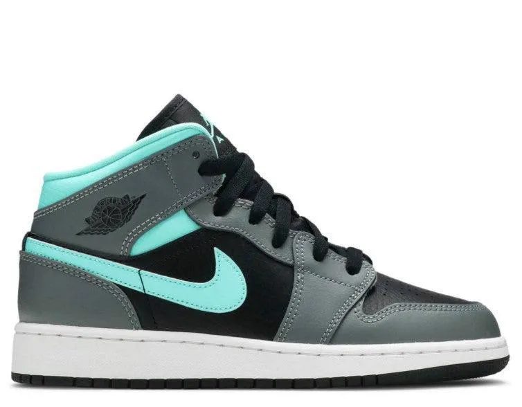 (GS) Air Jordan 1 Mid 'Aqua' (2020) 554725-063