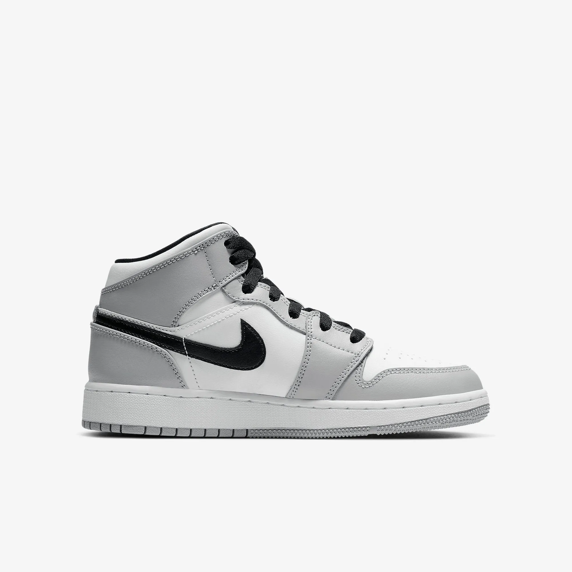 (GS) Air Jordan 1 Mid 'Light Smoke Grey' (2020) 554725-092