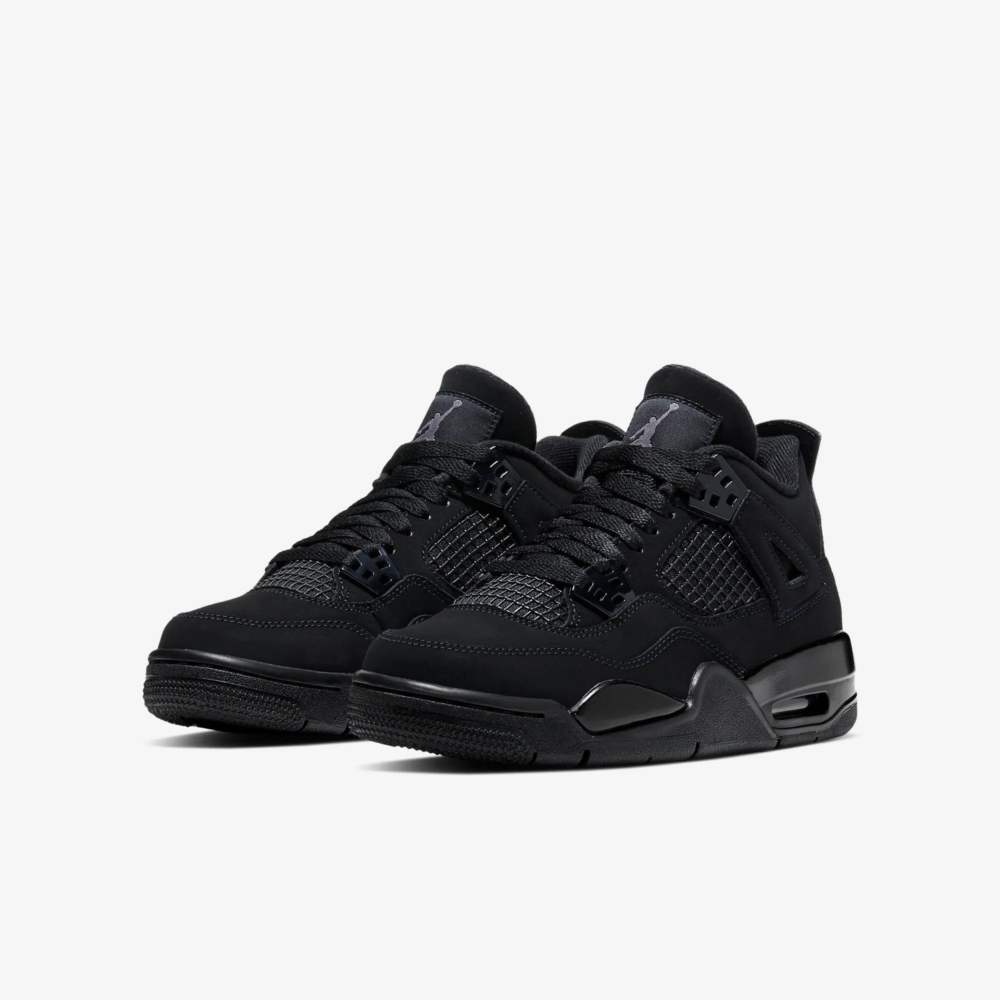 (GS) Air Jordan 4 Retro 'Black Cat' (2020) 408452-010