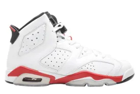 (GS) Air Jordan 6 Retro 'White / Varsity Red' (2010) 384665-102