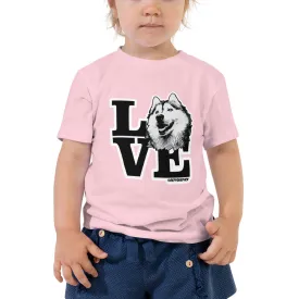 Husky Love Toddler Short Sleeve Tee