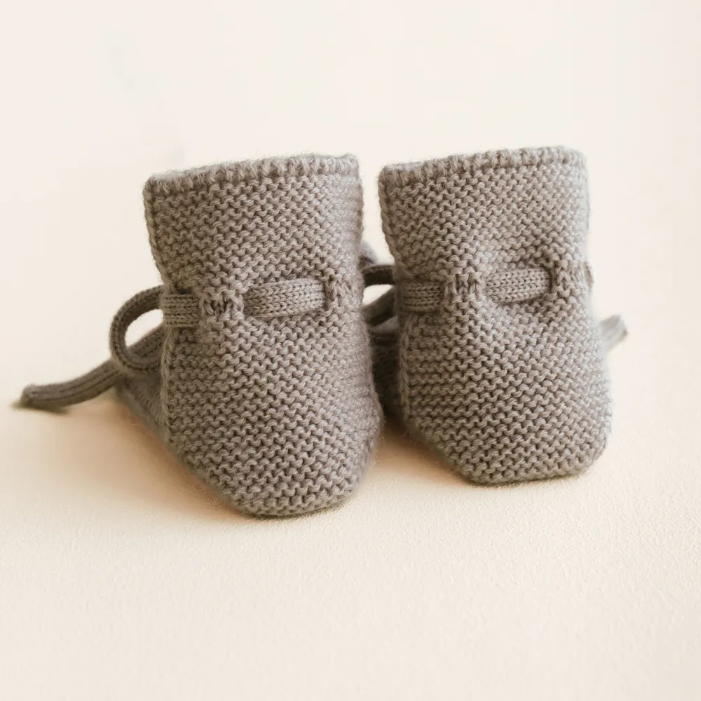 Hvid x Zoen voor Gust - Booties - 100% Merino wool - Sesame