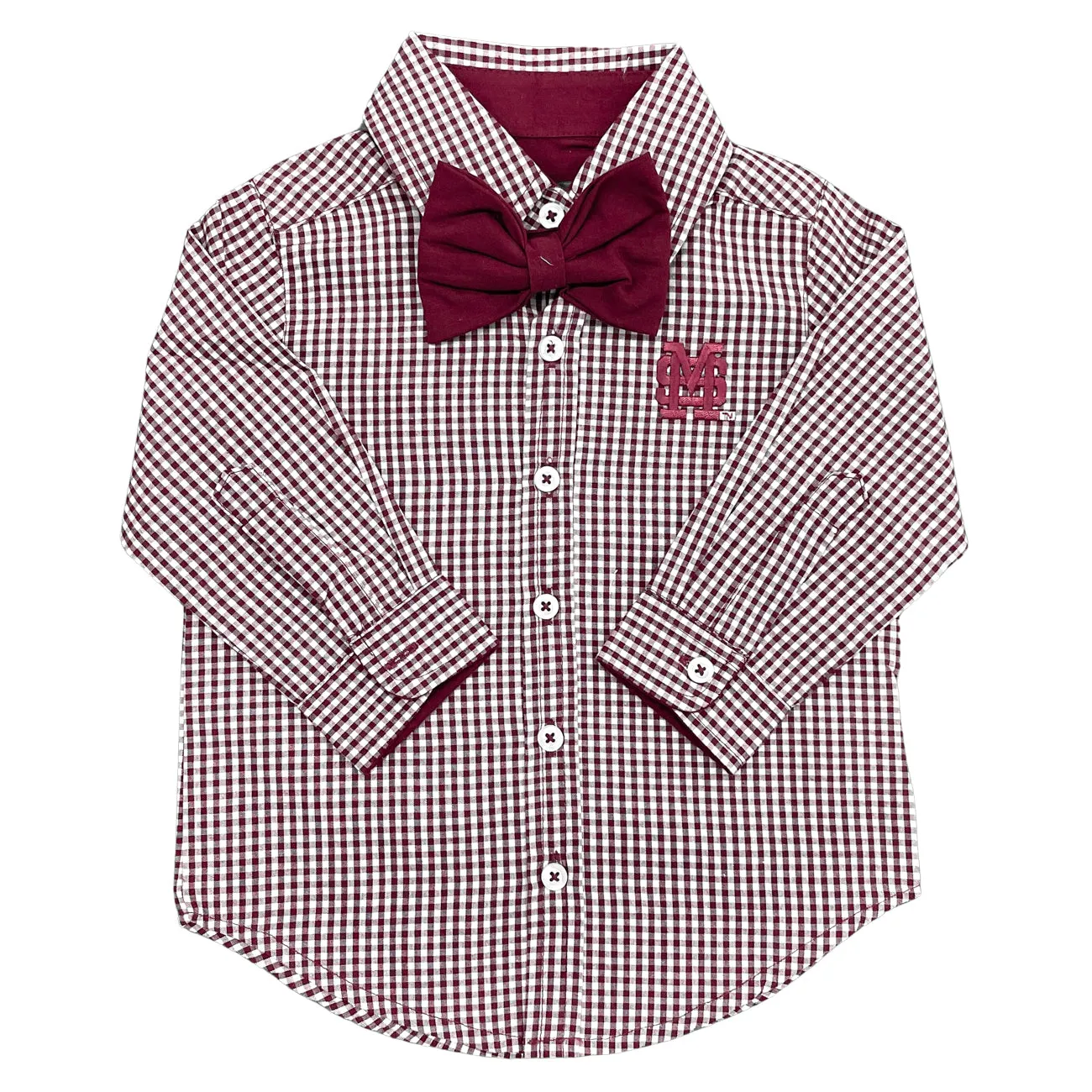 Interlocking Gingham LS Button-Up