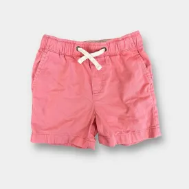 J. Crew Boys Drawstring Twill Dock Short Dusty Red 4T