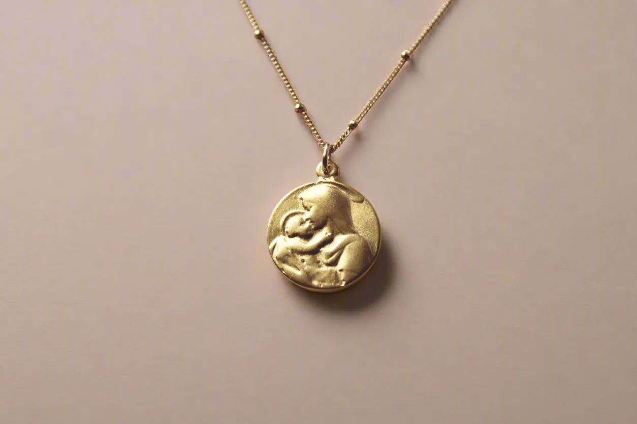 Jesus and Mary Necklace