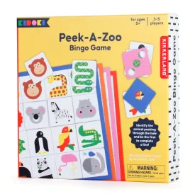 Kidoki Peek-A-Zoo Bingo Game