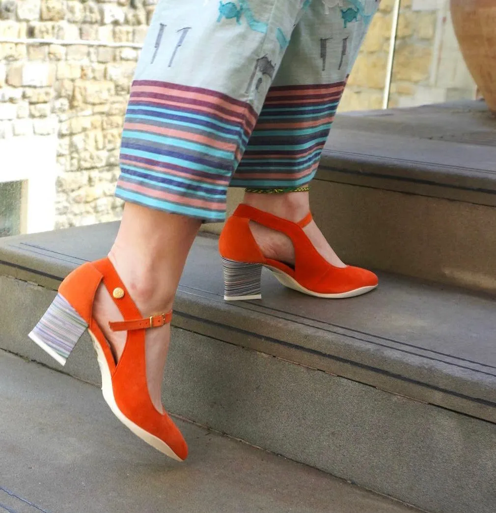 La La - Orange- Dress shoe