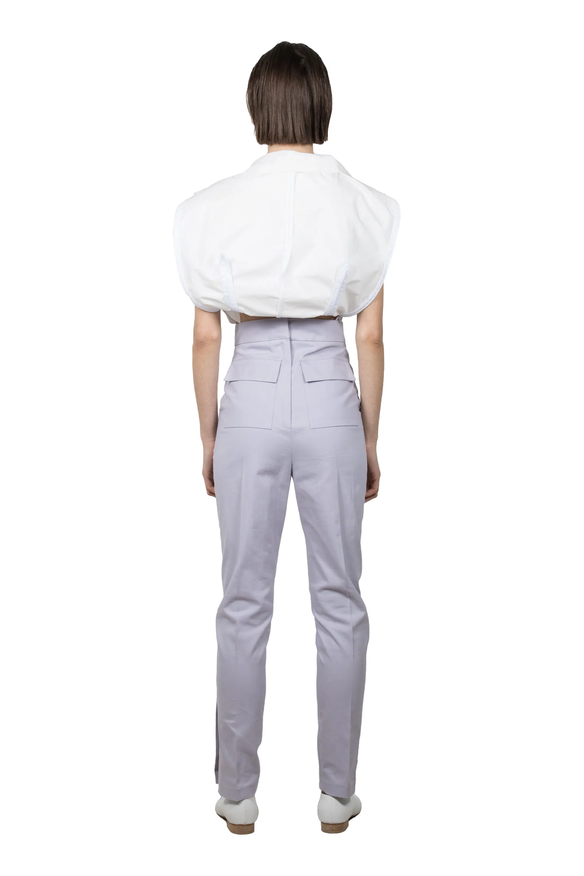 Lavender Cotton Trousers