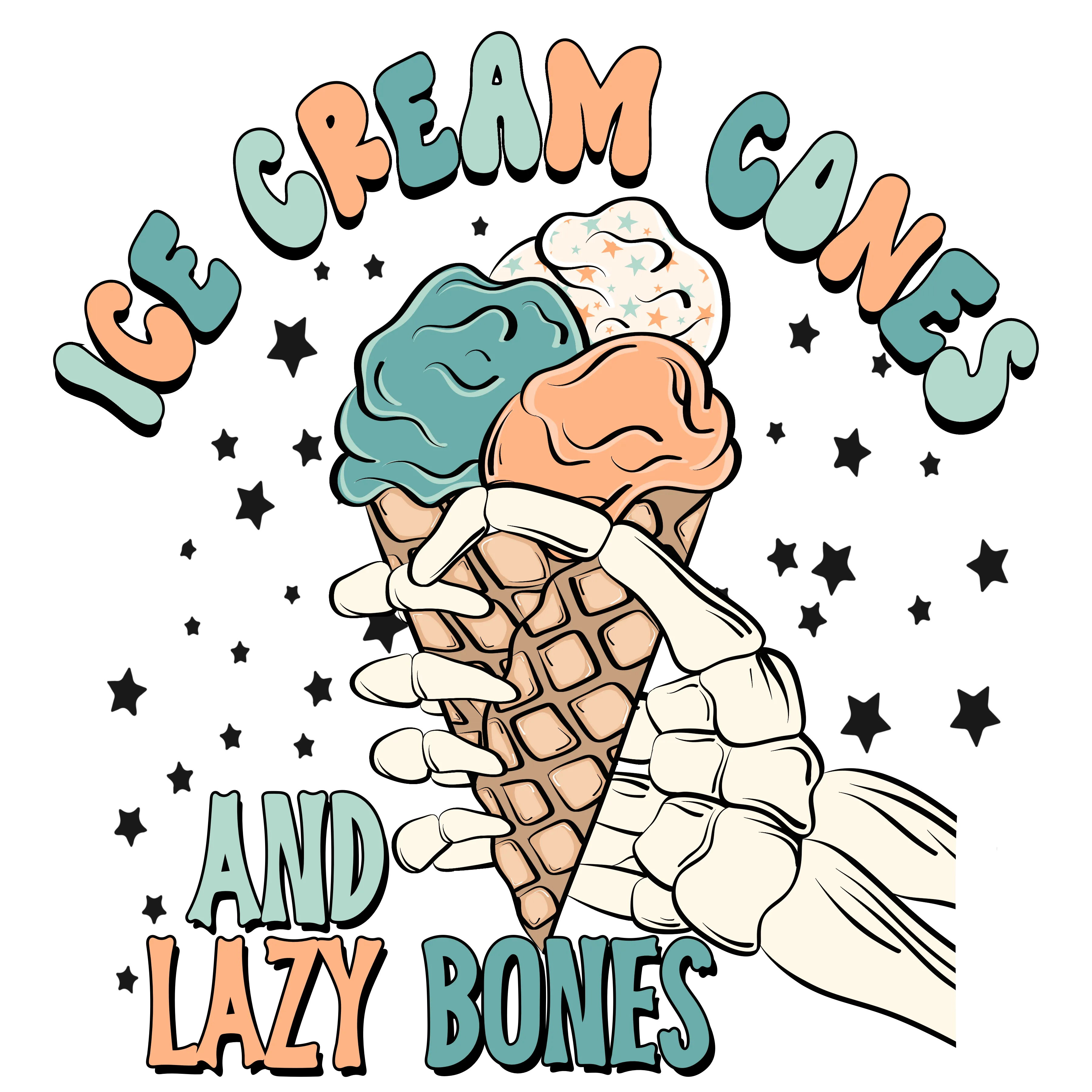 Lazy Bones Toddler Tees