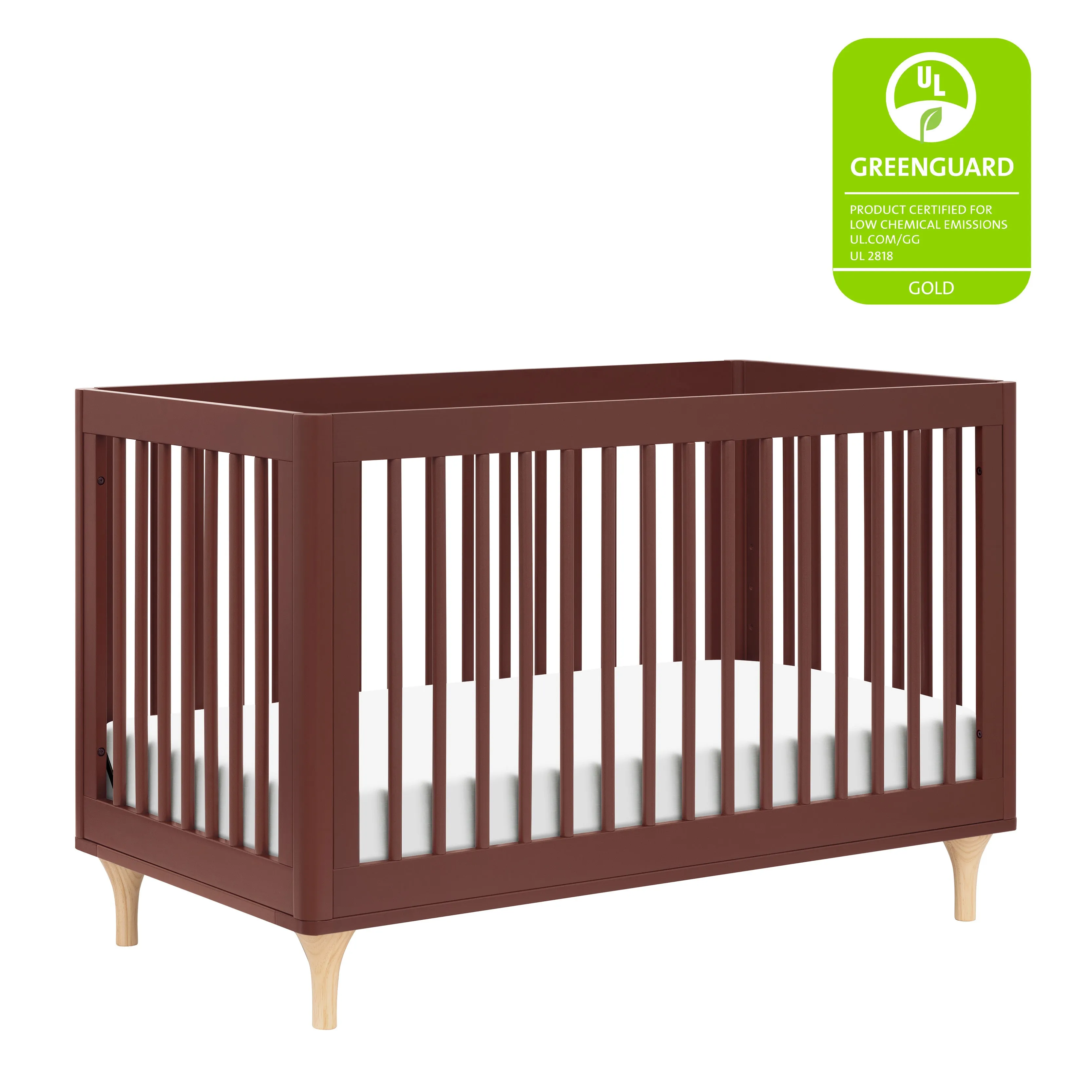 Lolly 3-in-1 Convertible Crib with Toddler Bed Conversion Kit