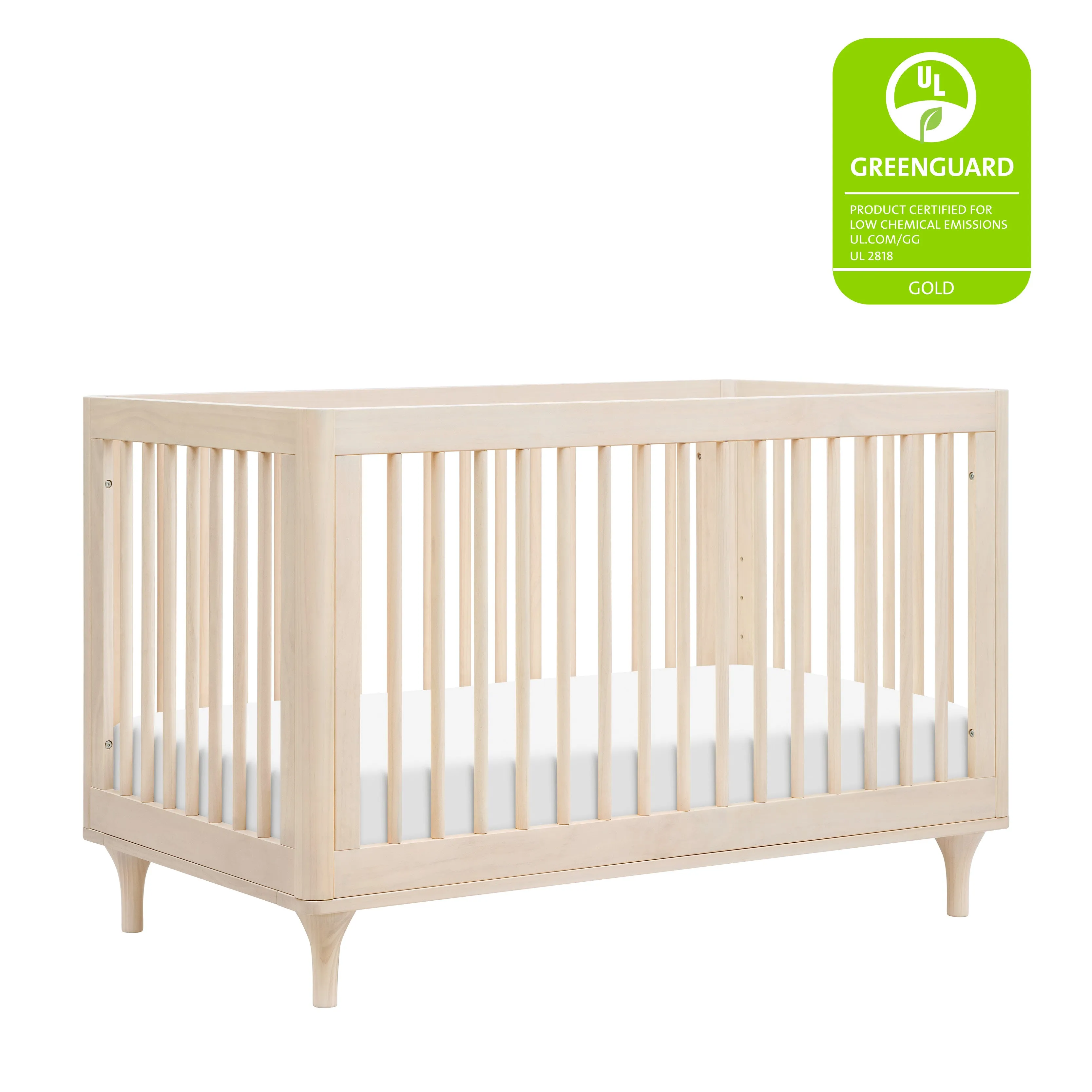 Lolly 3-in-1 Convertible Crib with Toddler Bed Conversion Kit