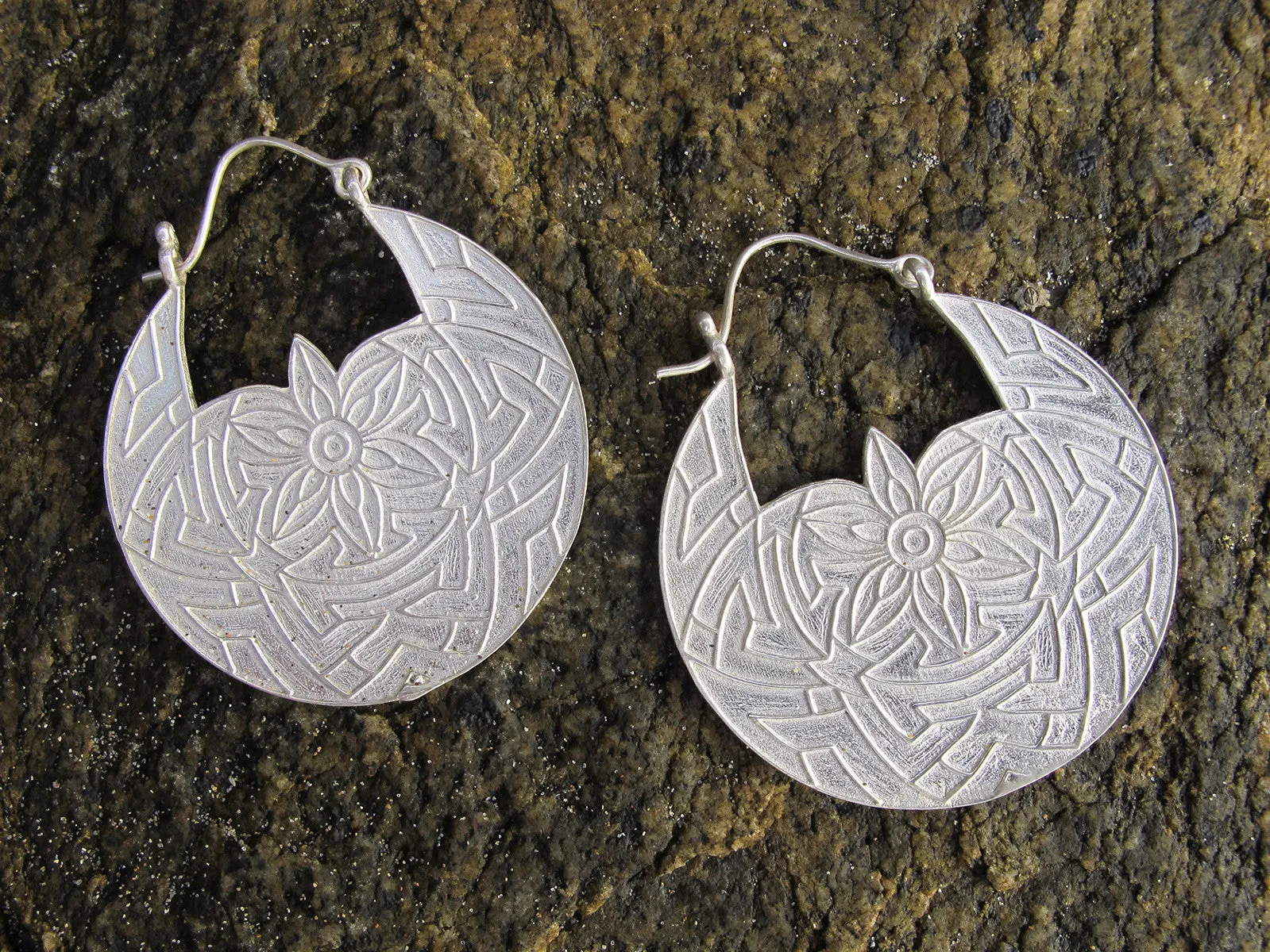 Mandala Mary Earrings