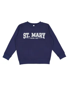 NEW St. Mary Varsity Kids Crewneck - Navy