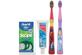 Oral-B Kids 3  Solution Manual Toothbrush Bundle