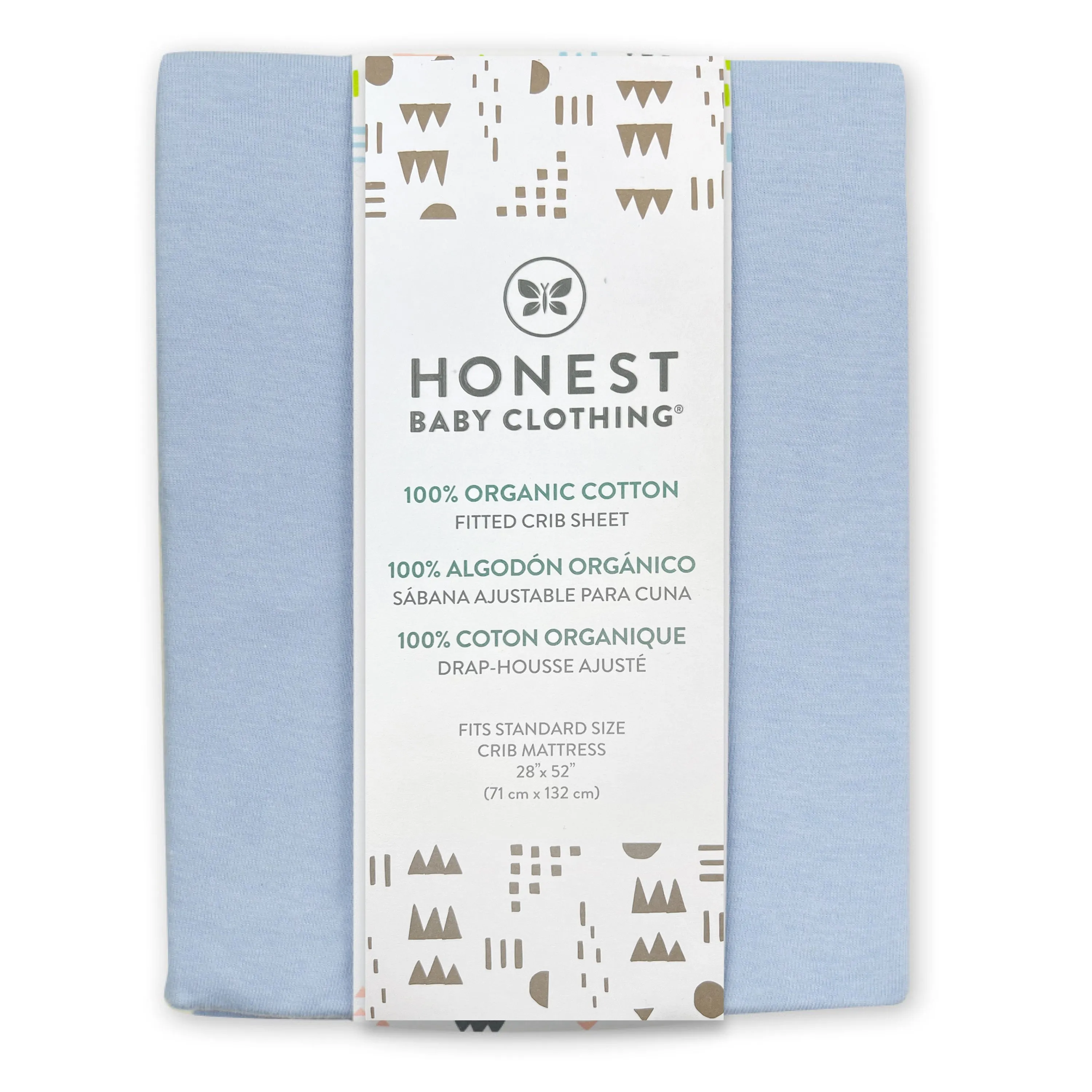 Organic Cotton Fitted Crib Sheet