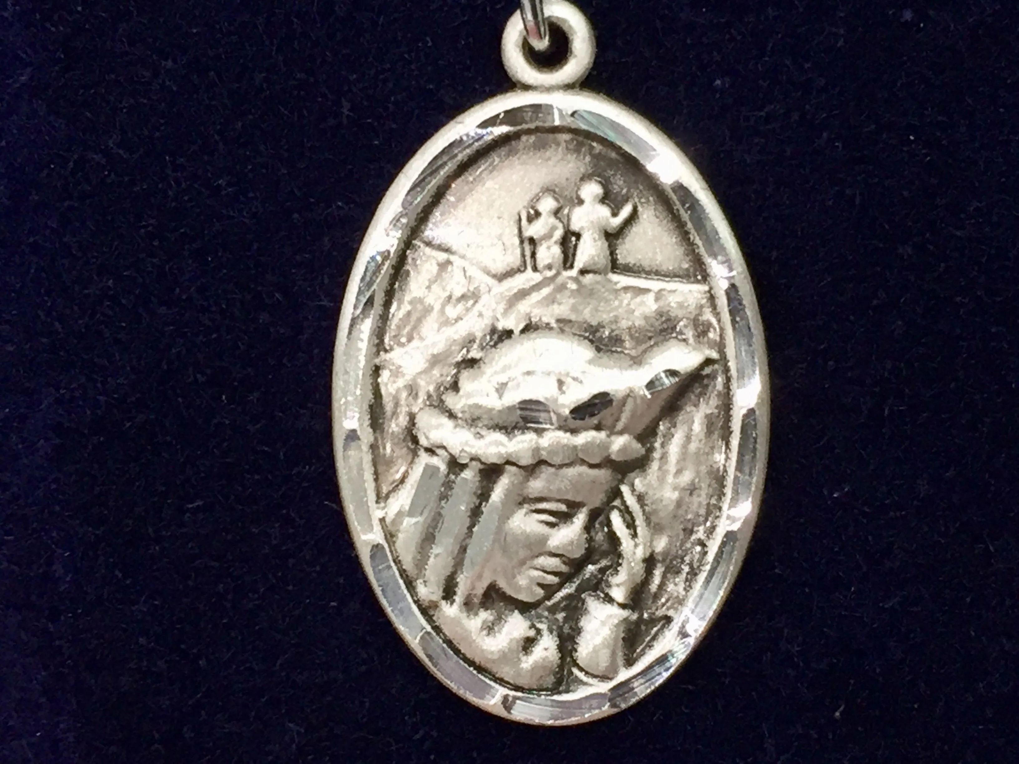 Our Lady Of LaSalette Silver Pendant With Chain