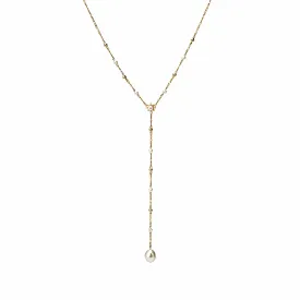 Pearl Lariat Necklace