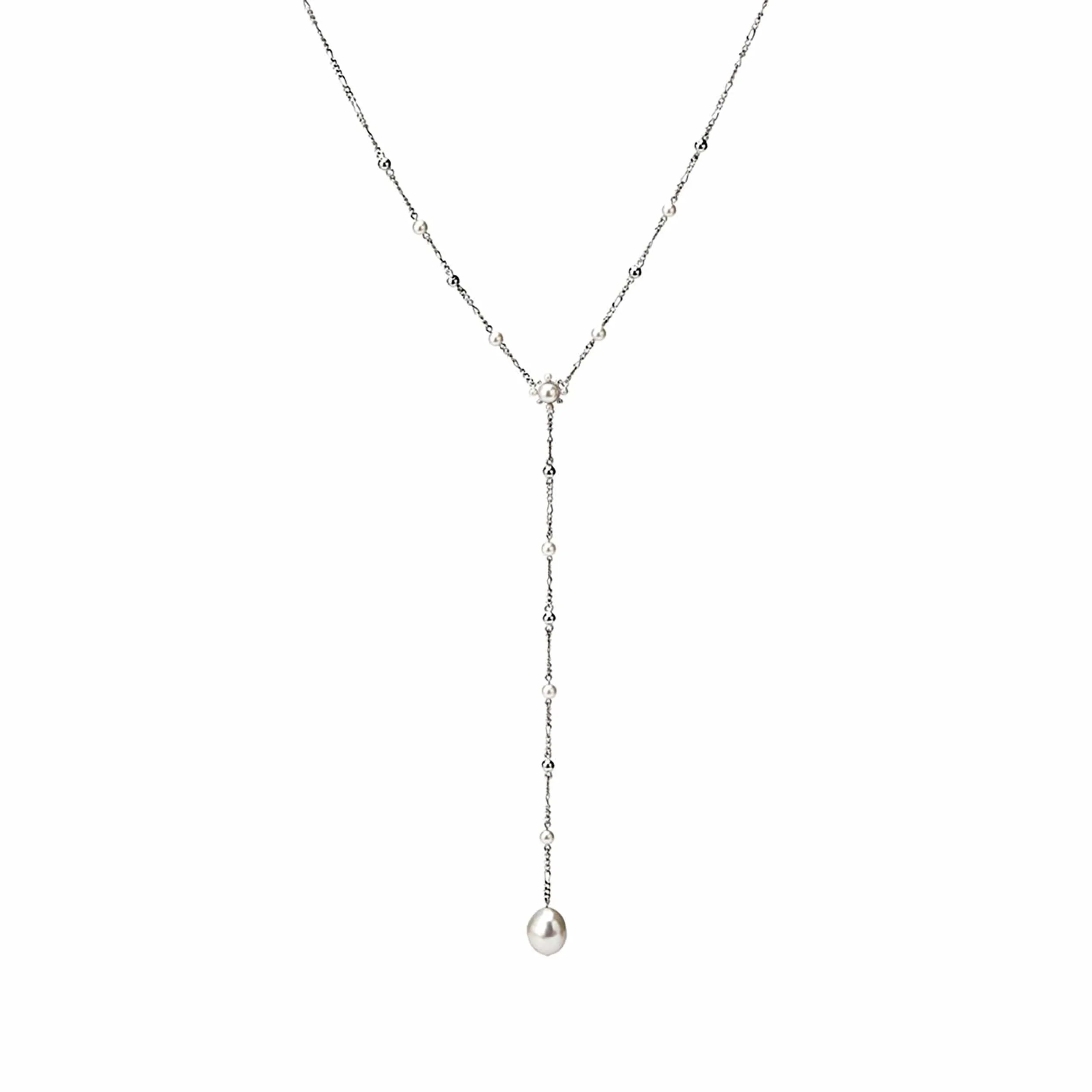 Pearl Lariat Necklace