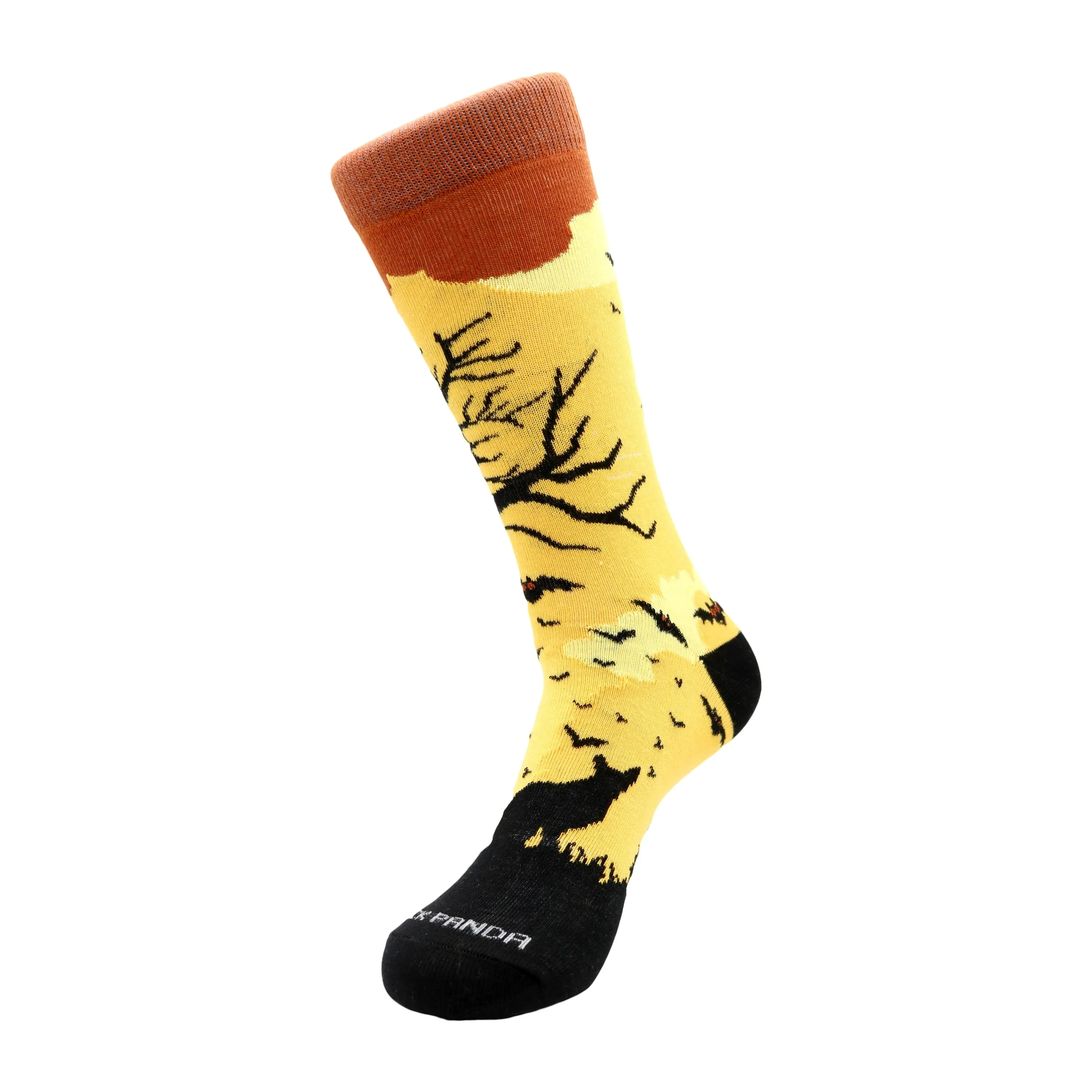 Pensive Owl Resting in a Tree Socks (Adult Small -  Shoe Sizes 2-5)