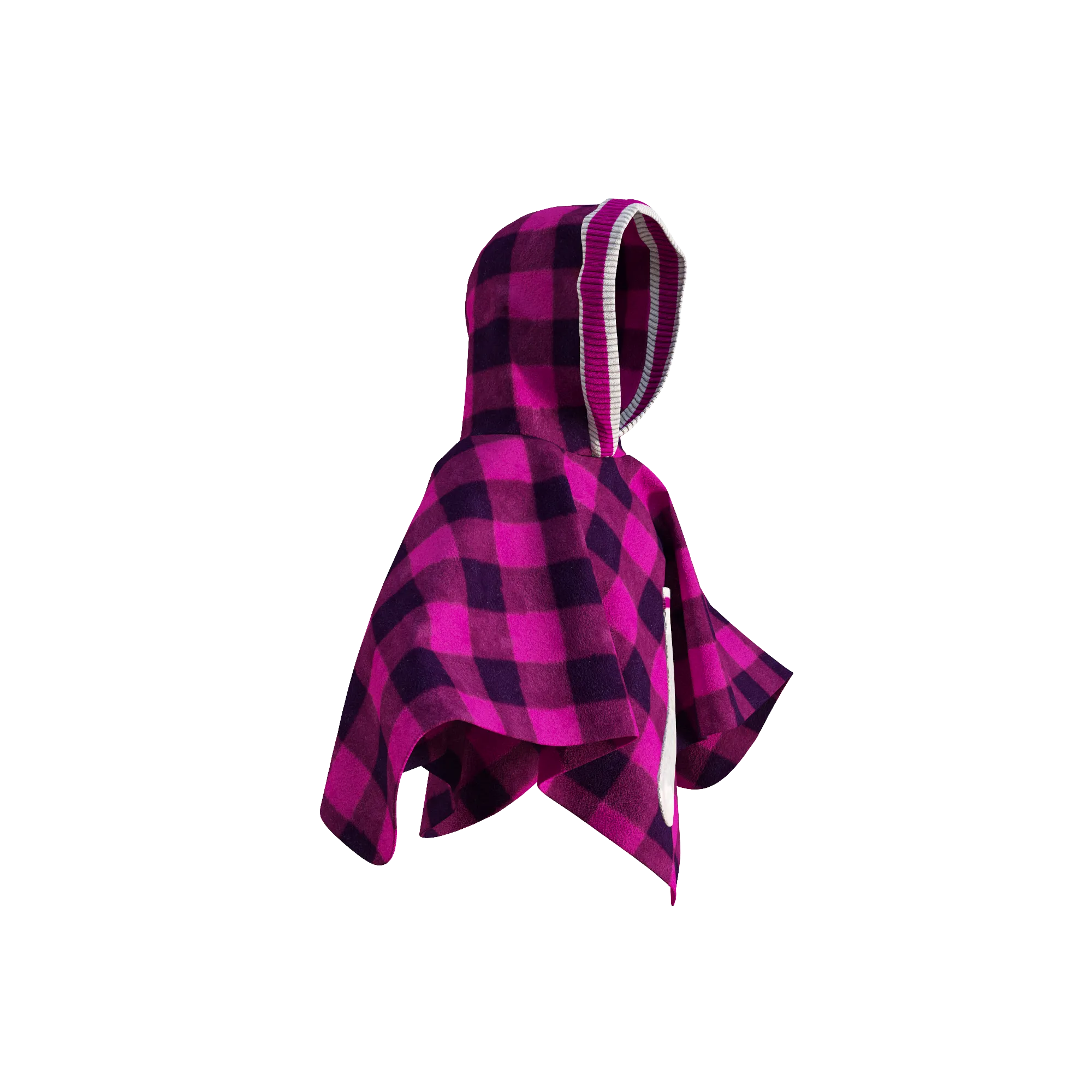 Pookie Poncho - Pink Toddler/Youth Polar Fleece