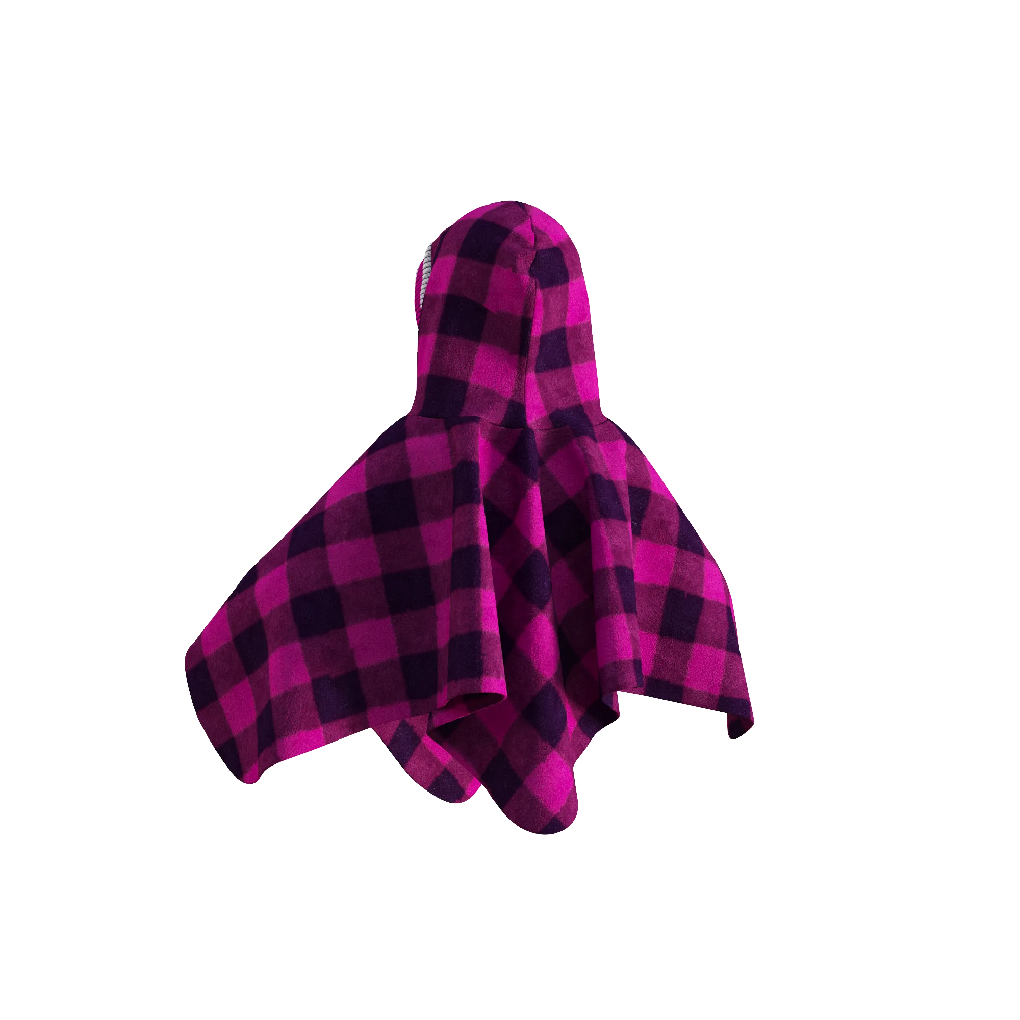 Pookie Poncho - Pink Toddler/Youth Polar Fleece