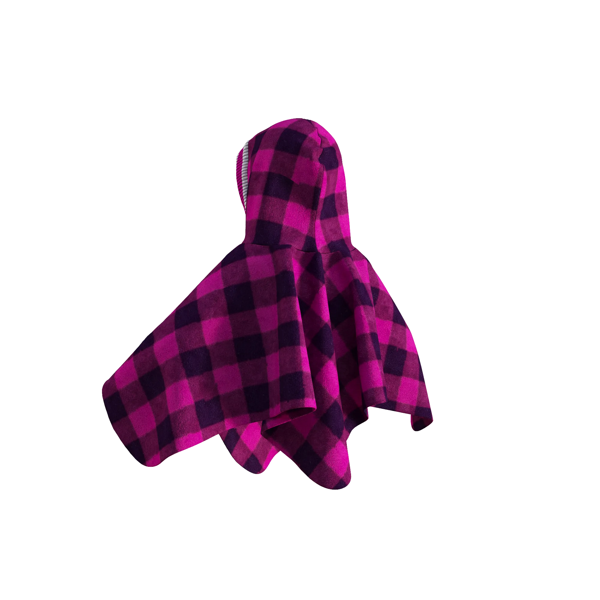 Pookie Poncho - Pink Toddler/Youth Polar Fleece