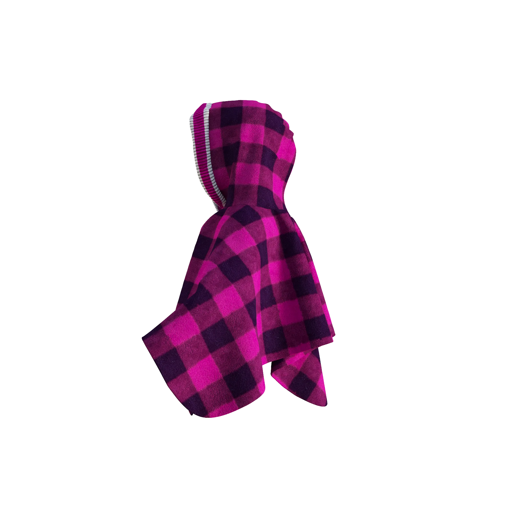 Pookie Poncho - Pink Toddler/Youth Polar Fleece