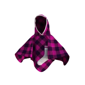 Pookie Poncho - Pink Toddler/Youth Polar Fleece