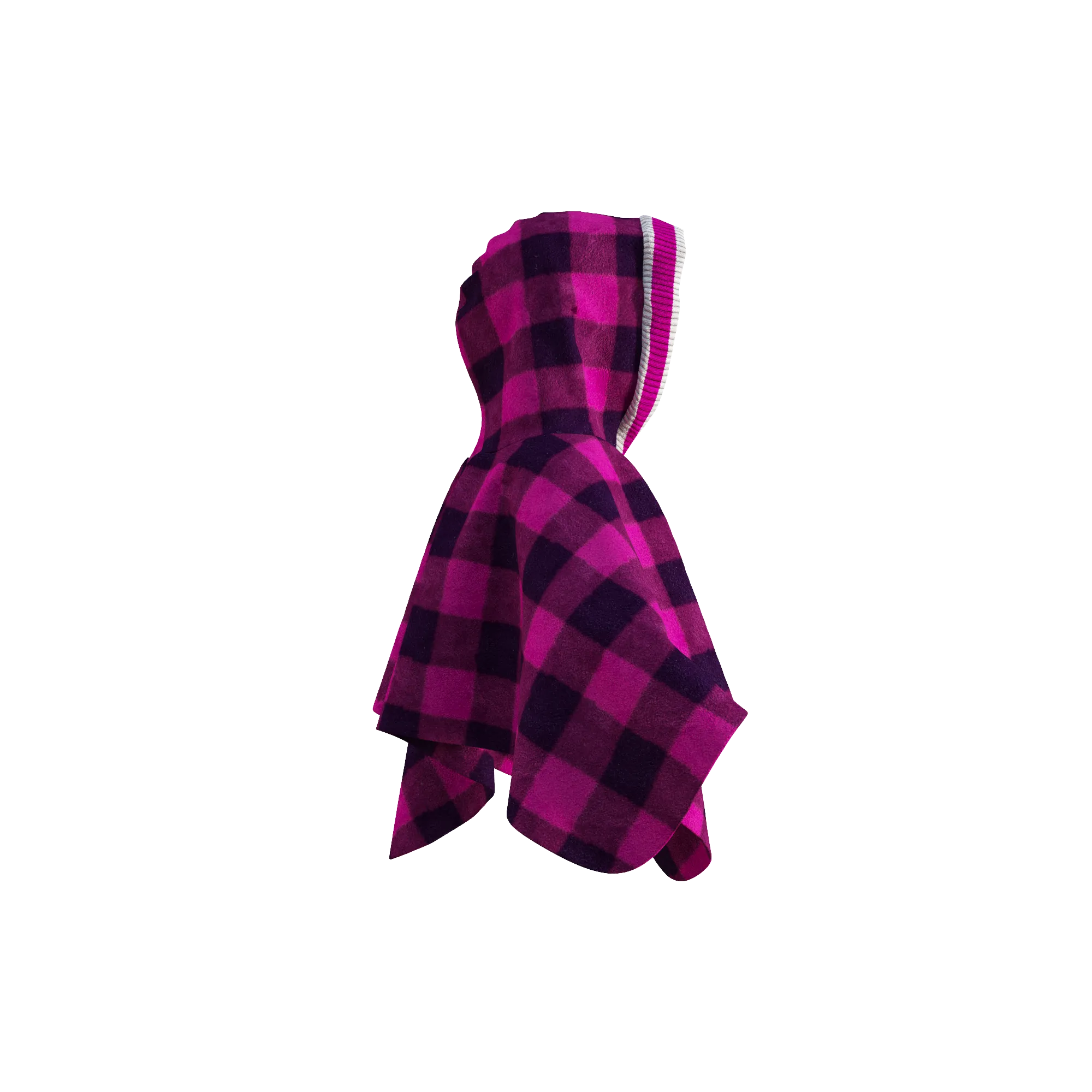 Pookie Poncho - Pink Toddler/Youth Polar Fleece