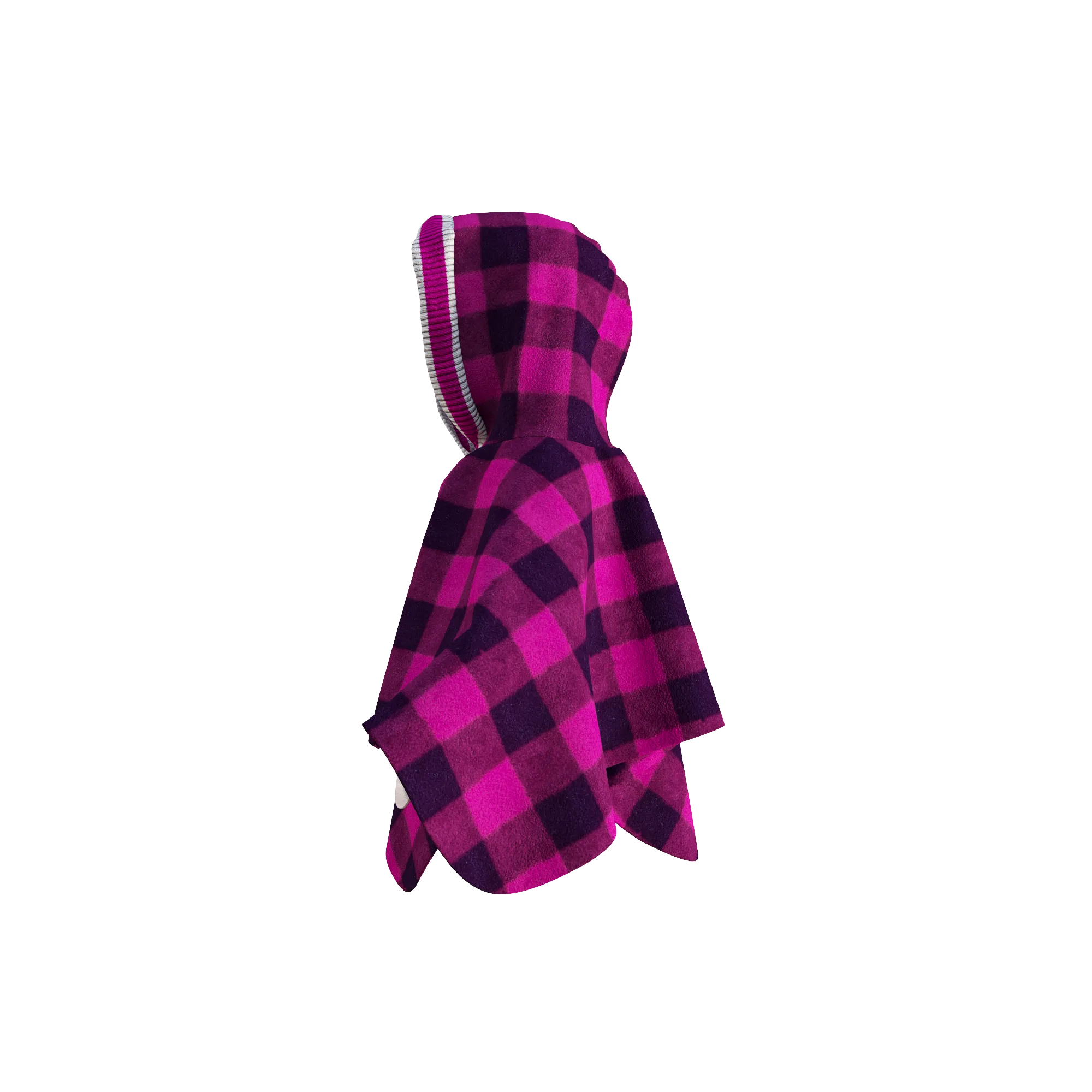 Pookie Poncho - Pink Toddler/Youth Polar Fleece