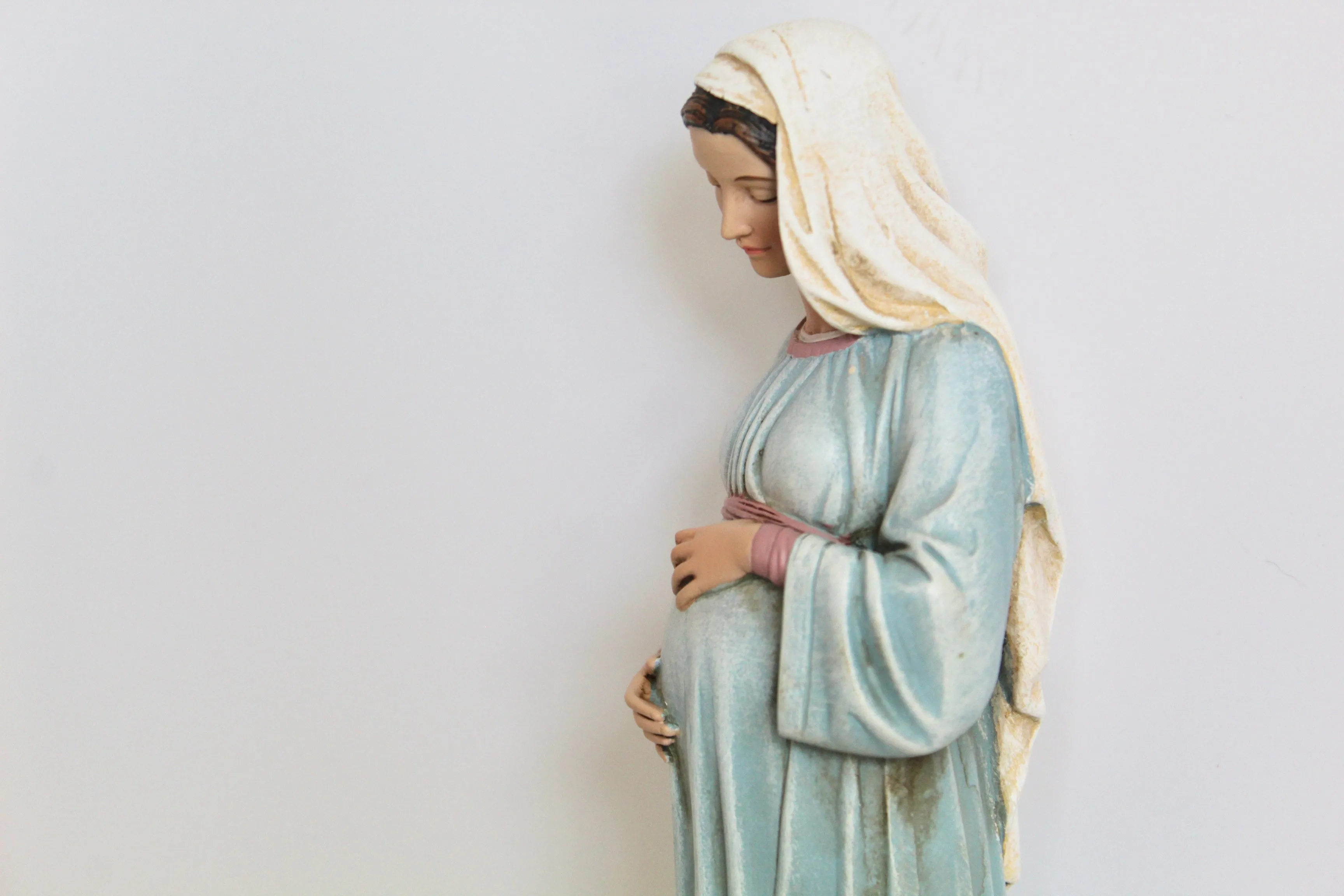 Pregnant Virgin Mary Statue