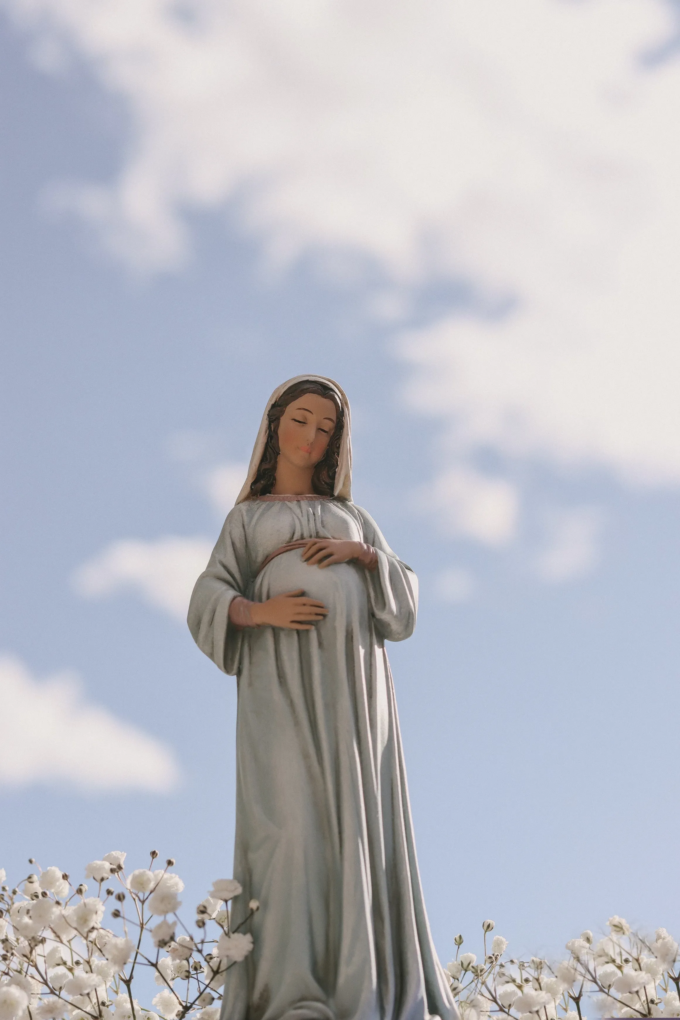 Pregnant Virgin Mary Statue