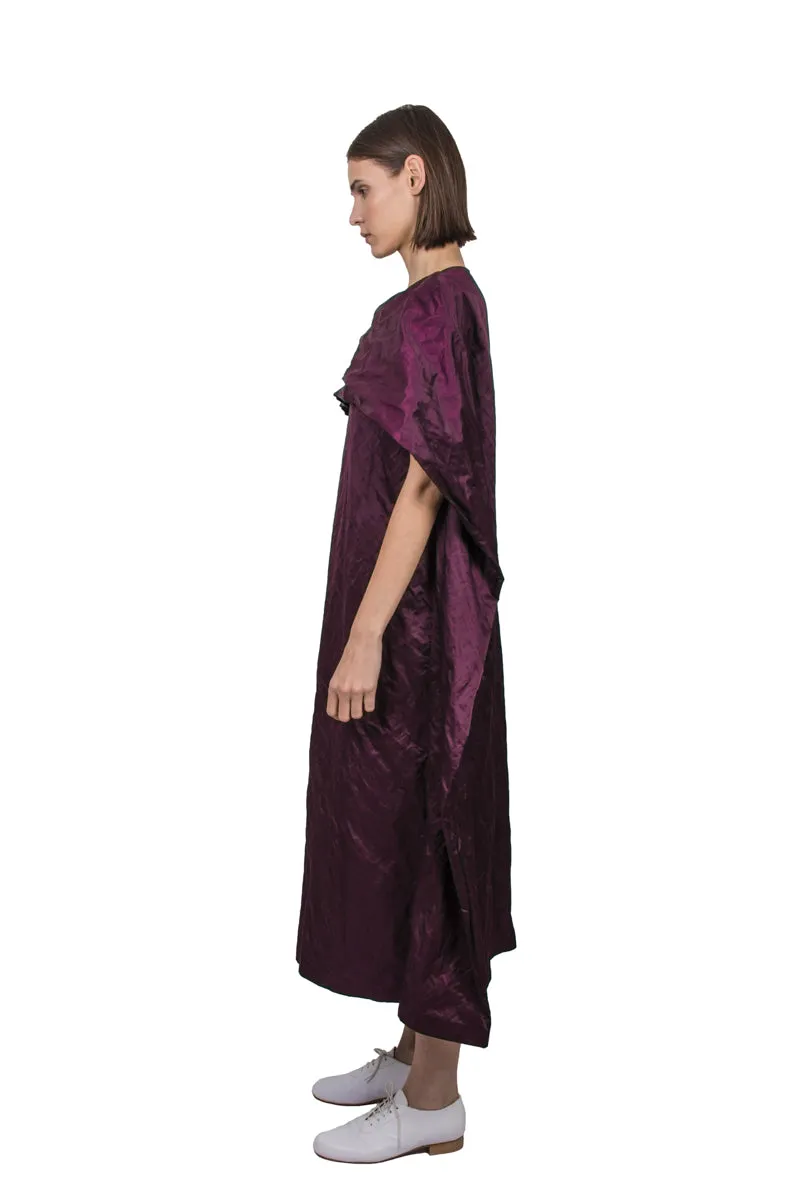 Purple Silk Blend Dress