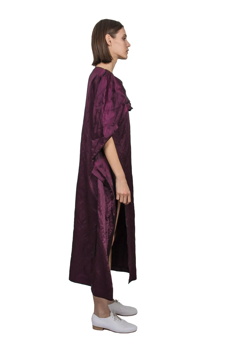 Purple Silk Blend Dress