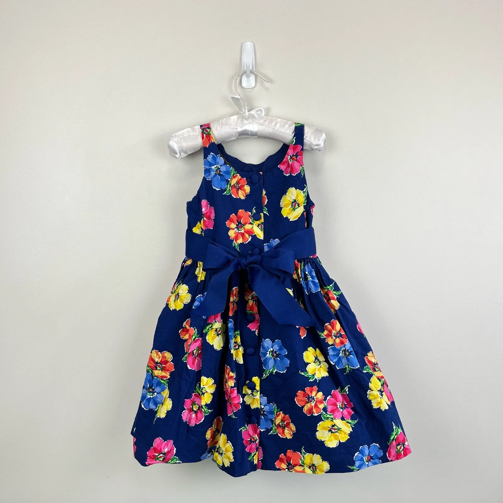 Ralph Lauren Floral Cotton Poplin Dress 4T