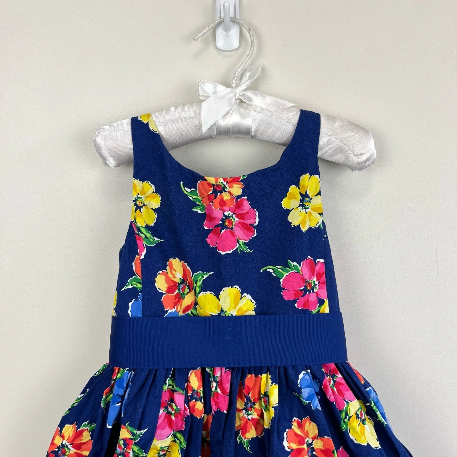 Ralph Lauren Floral Cotton Poplin Dress 4T