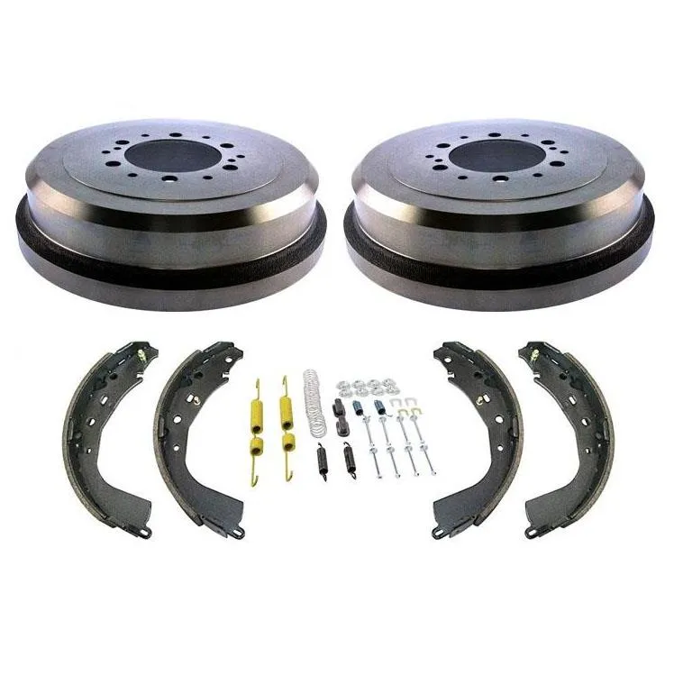 Rear Brake Drums Brake Shoes & Spring Kit for Toyota Tundra 2004-2006 4pc