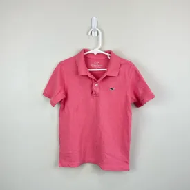 Vineyard Vines Short Sleeve Pink Polo Shirt 5T