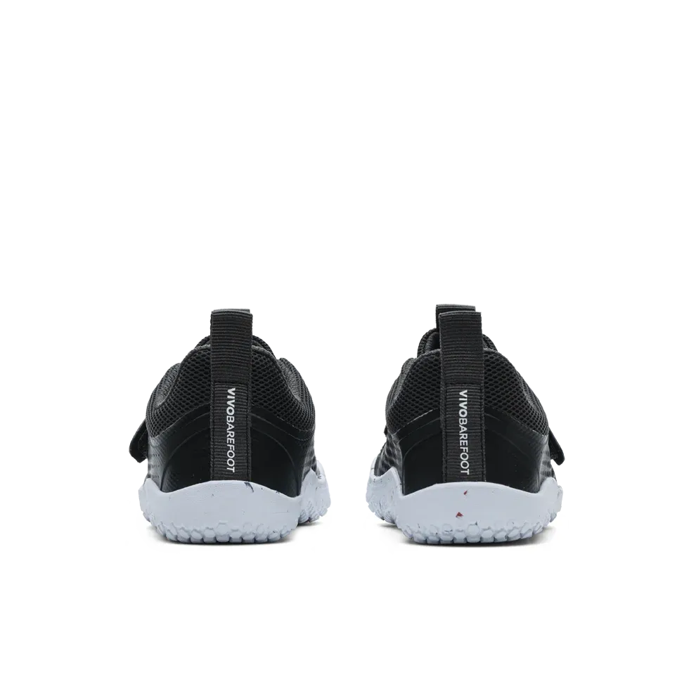 Optimize the title of this e-commerce product to: Vivobarefoot Primus Sport III Kids Shoes in Obsidian