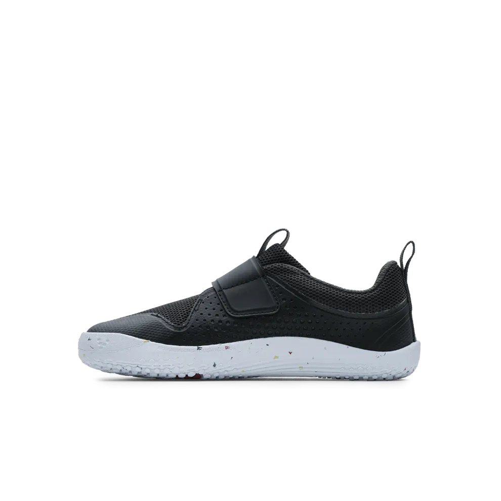 Optimize the title of this e-commerce product to: Vivobarefoot Primus Sport III Kids Shoes in Obsidian