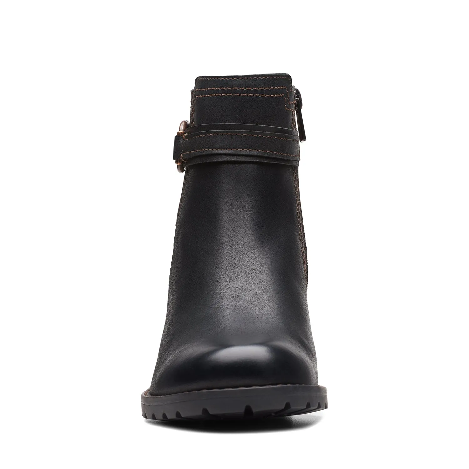 Womens - Leda Strap Black Leather