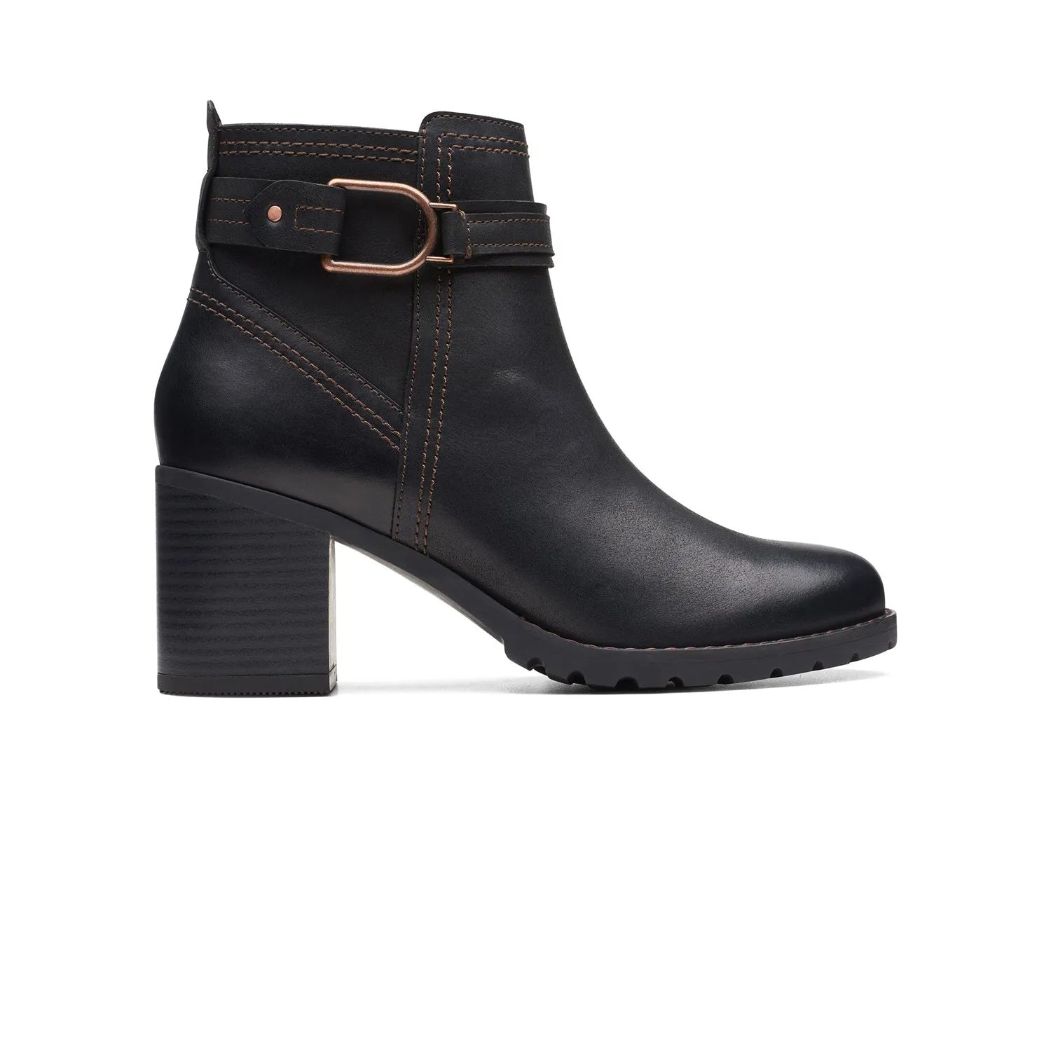 Womens - Leda Strap Black Leather