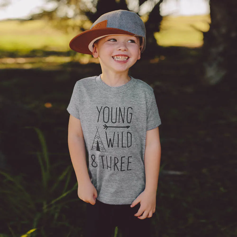 Young Wild and Three Toddler Boy T-shit